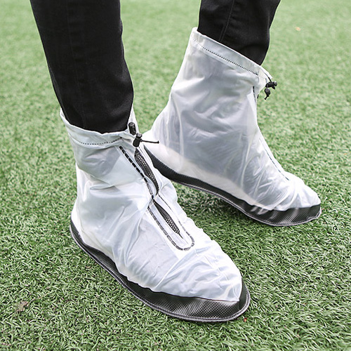 초경량 가벼운 PVC 투명 논슬립 슈즈 신발커버