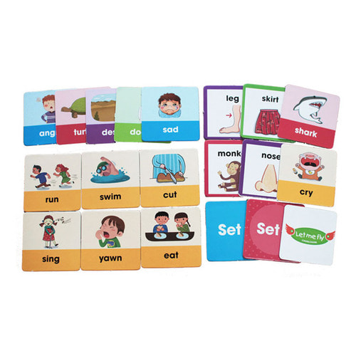 재미있는 보드게임형 유아동 영어카드 단어학습