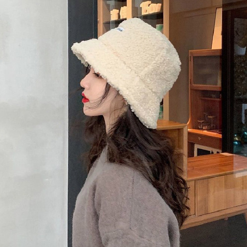 차가운 냉기를 막아주는 여성 뽀글이 벙거지 모자 P0000SXP 1+1