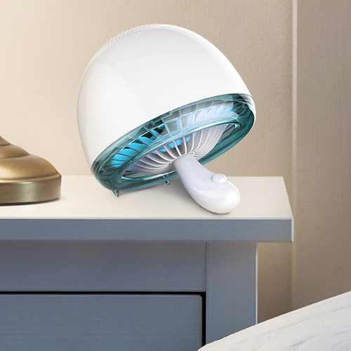 버섯디자인 UV 램프 모기/파리퇴치기 미니 가정용 저소음