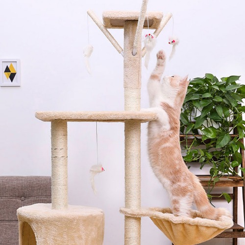 고양이와 집사들의 필수품 고급 조립식 DIY 캣타워