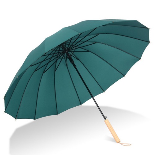 일자형 곡선형 튼튼한 고밀도 방수 방풍 수동 장우산