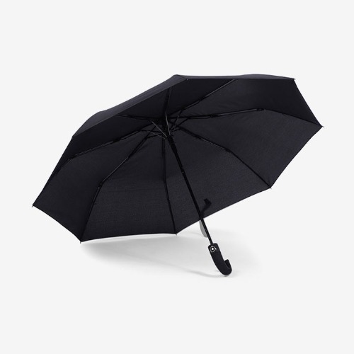 튼튼한 방수 반자동 블랙 미니 3단 우산 P0000SPK