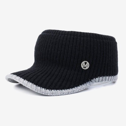 겨울 골프 라운딩 햇빛차단 여성 니트 썬캡 모자 P0000SWA 1+1