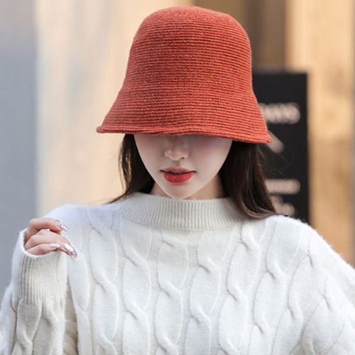(오늘의스타일) 여성 겨울 와이어 니트 벙거지 모자 P0000SXG