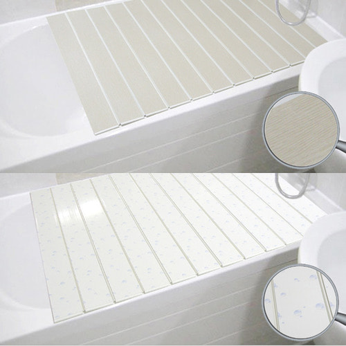 욕실 접이식 욕조덮개 반신욕 길이조절 보온 80-120cm