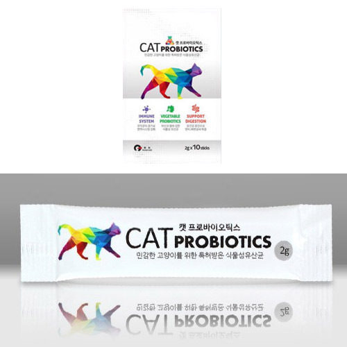 고양이 식물성 유산균 캣 프로바이오틱스 20g(2gx10포)