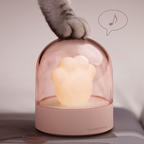 CAT-PAW LAMP 은은한 주광색 탁상용 무선 오르골 무드등