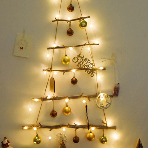 [트윈스파파] 크리스마스 LED 조명 벽걸이 벽 트리 P0000SWW